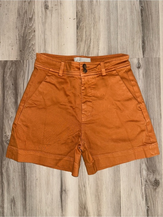 Everlane Pants - Everlane High-Rise Women's Shorts in Burnt Orange